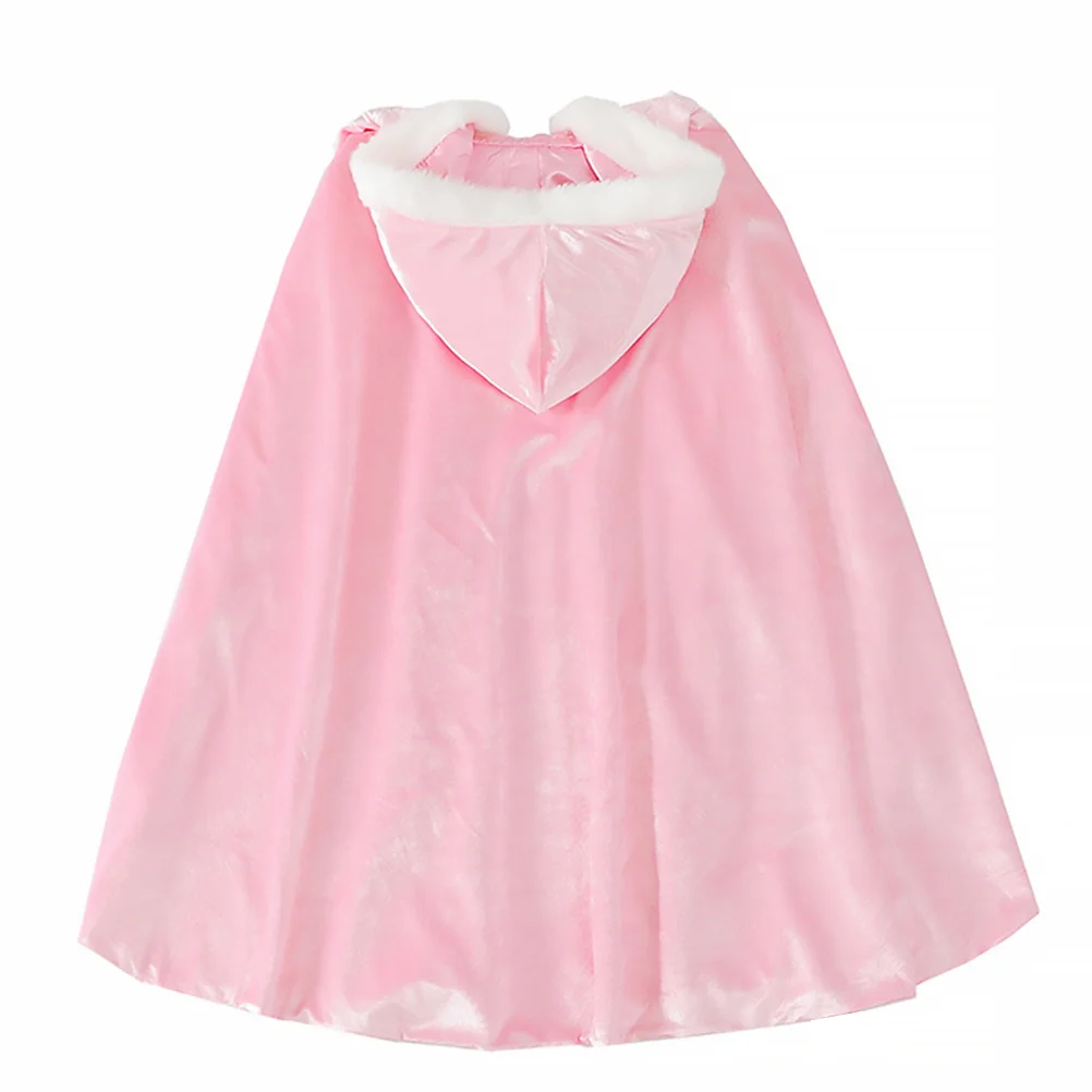 

Children Cloak Kids Cape Toddler Coat Masquerade Costume Party Pink Accessories Hooded Warm Comfortable Premium Material