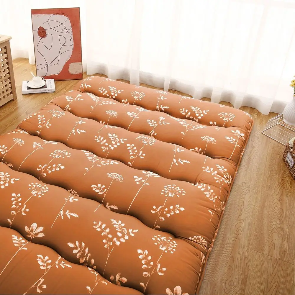 Mattress, Futon Floor Mattress Japanese Style Floral Pattern Mattress For Floor, Tatami Mat, Sleeping Mattress Pad For Camping
