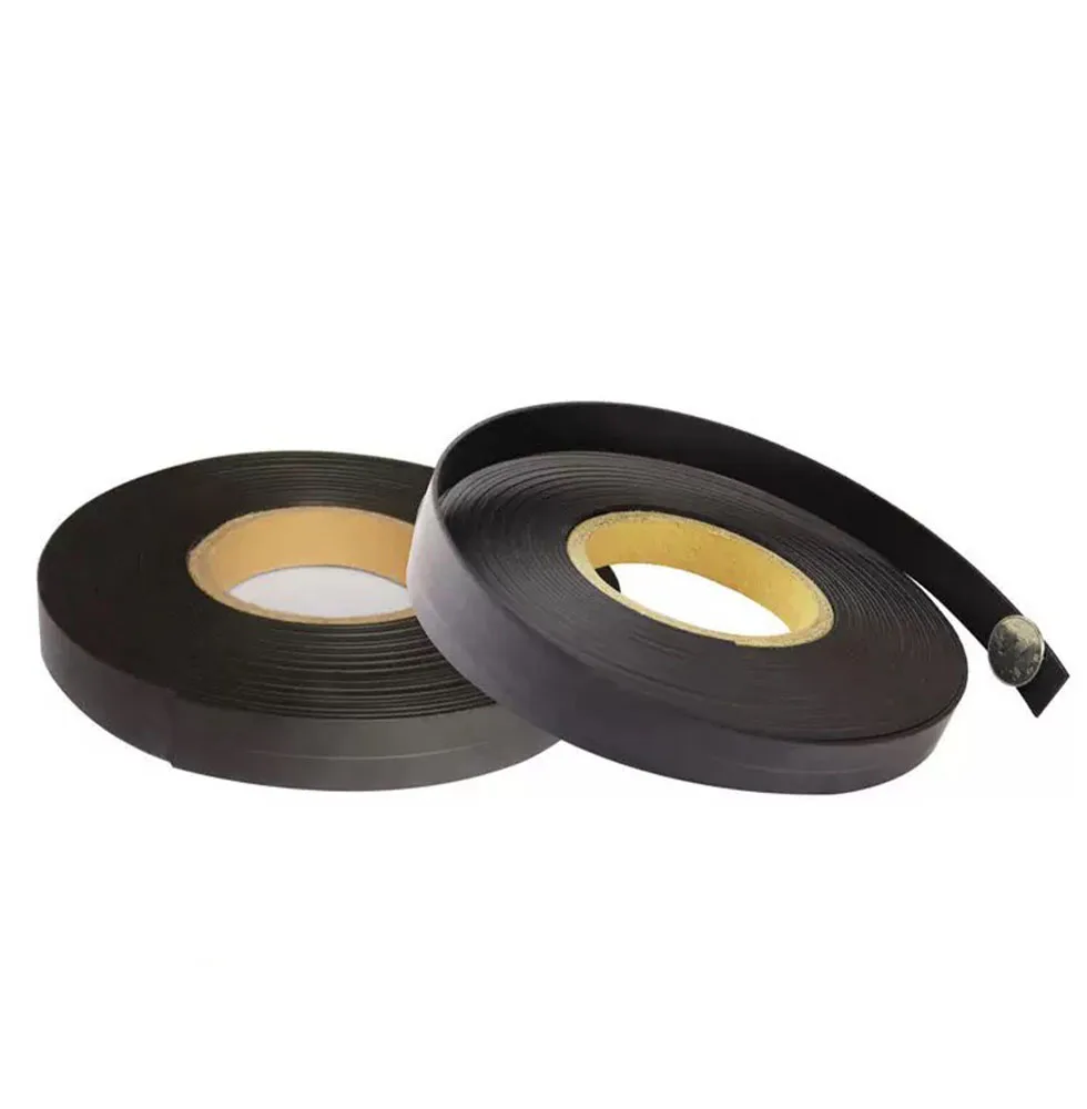 1meters a roll 10*2mm Flexible Soft Magnetic Rubber Magnet Strip Tape for Home doors and windows Office equipment