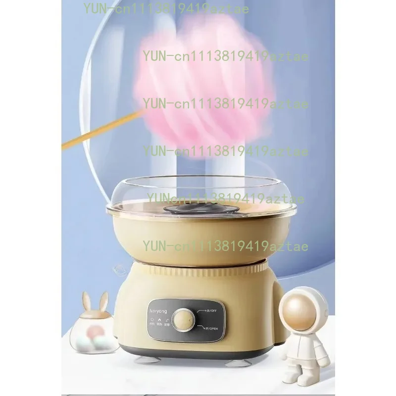 New Custom‑Made Mini Cotton Candy Maker Kit High‑Efficiency Electric Heating Portable Children's Cotton Candy Machine