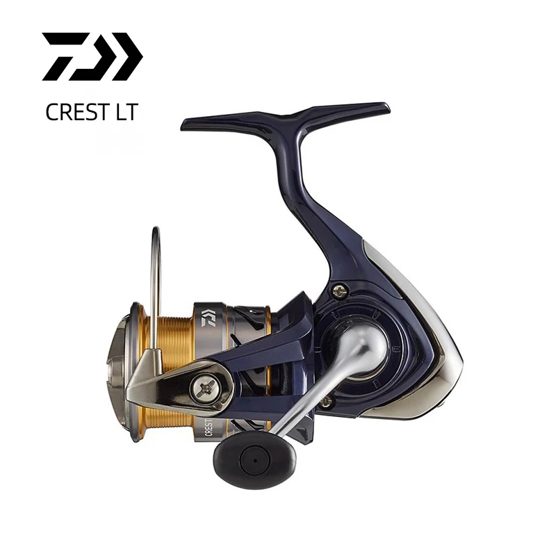 DAIWA CREST LT Fishing Spinning Reel 2000 2500 3000 4000 Shallow Spool Max Drag 5-12KG Seawater Wheel Fishing Tackle