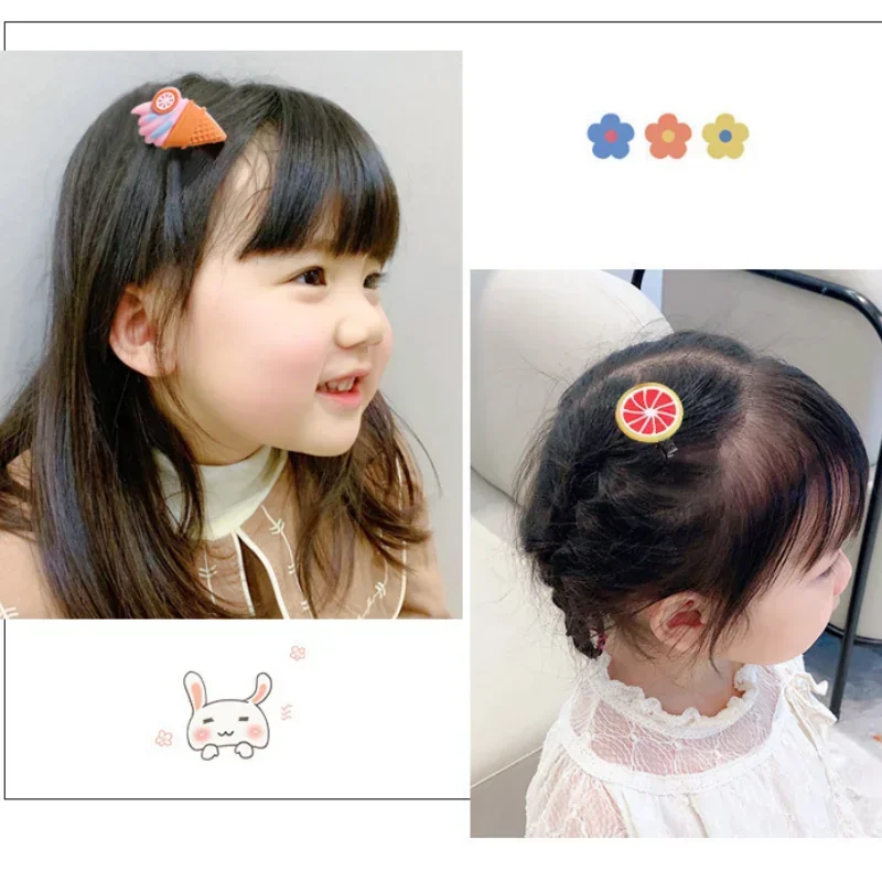 女の子のためのヘアアクセサリー,クリップクリップ,ヒース,ベベルクロピンクローバンド,韓国の花,ハーラ,子供のための記事