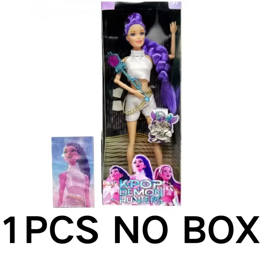 anime k pop demon hunters group of witch hunters high appearance glue doll girl heart decorative doll holiday gifts~2026