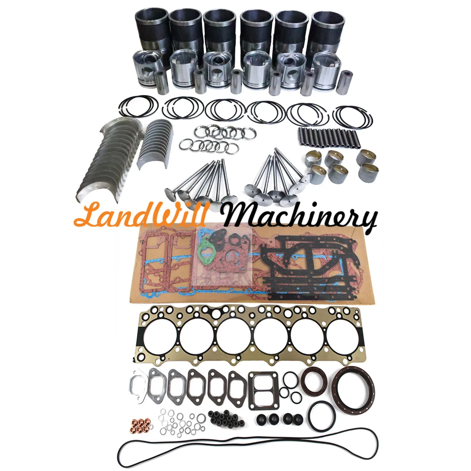 6BG1T Engine Overhaul Rebuild Kit Fits For JCB Excavator JS200LC