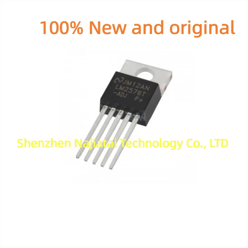 

10PCS/LOT 100% New Original LM2576T-ADJ LM2576T TO-220-5 IC Chip