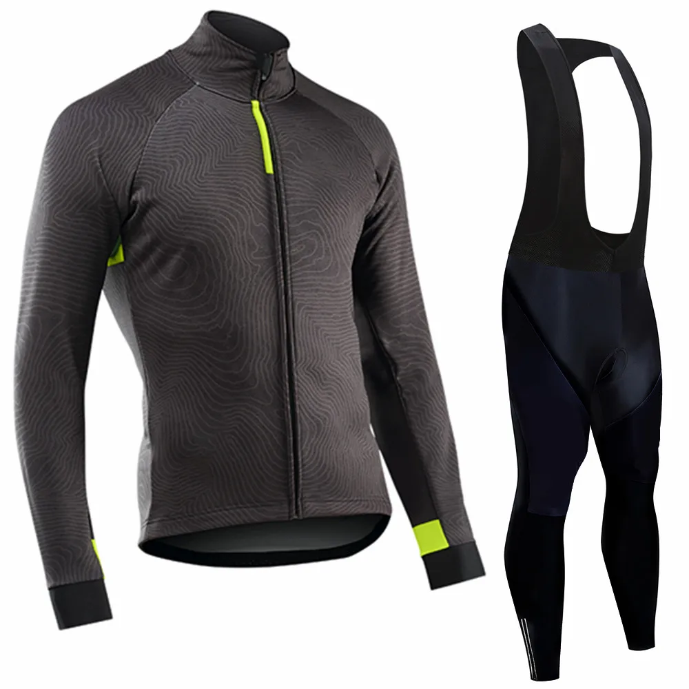 2026 Pro Radsport-Trikot-Sets Herbst Radsport Langarm Herren Radsport-Trägerhosen-Set Fahrradbekleidung Frühling MTB Atmungsaktive Fahrradkleidung – Detail 5