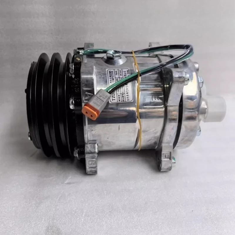 Original mechanical wheeled small excavator XY65-8 75-9 air conditioning compressor pump compressor