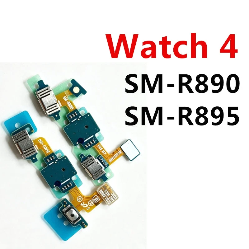 Power + Return + Microphone Flex Cable For Galaxy watch 4 Classic 46mm SM-R890 R895 Flex Cable Repair Replacement Parts