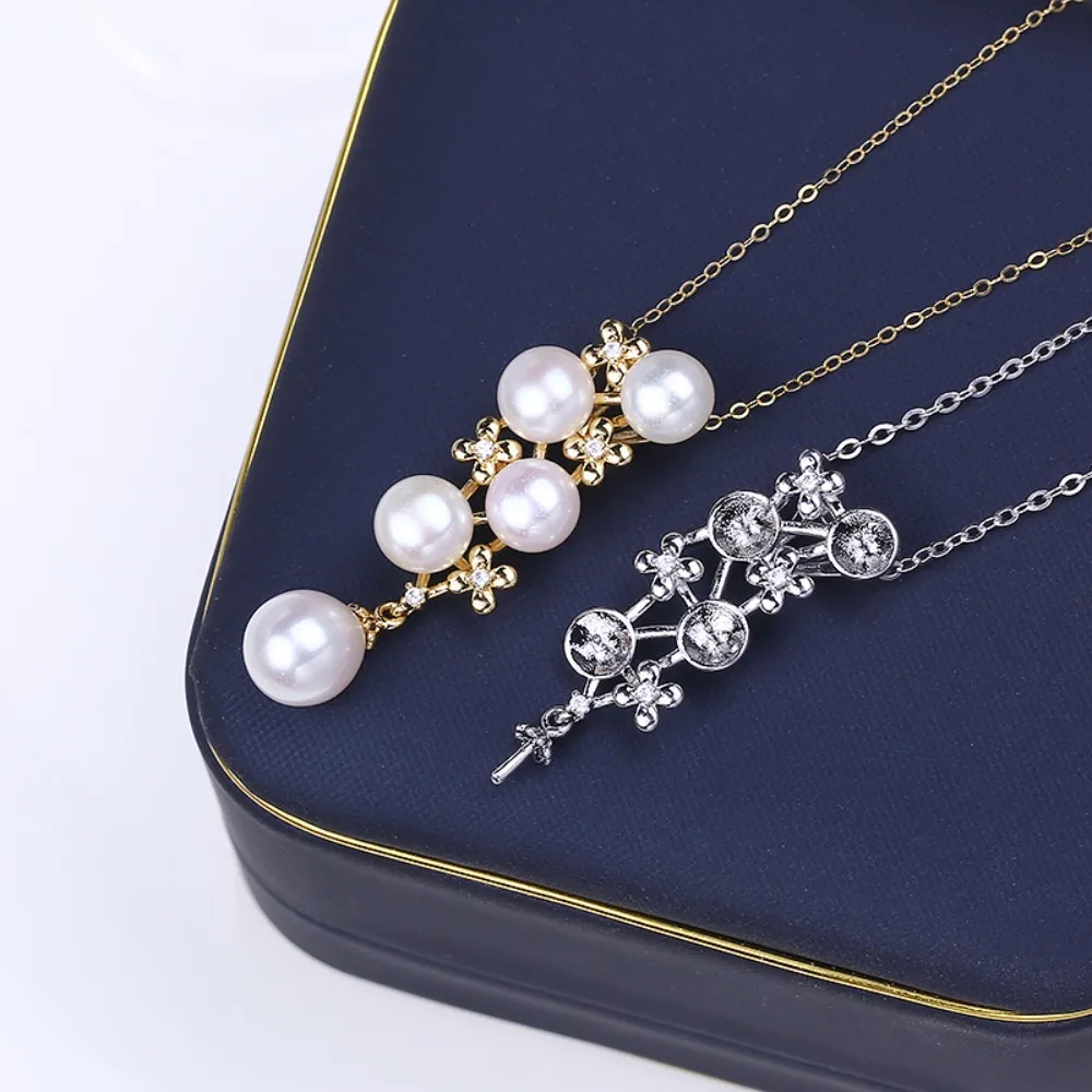 

5pcs Pendant Clasp Bail Connector Copper Plated 18K Gold Pendant Settings Jewelry Findings Parts Fittings Connection Accessories