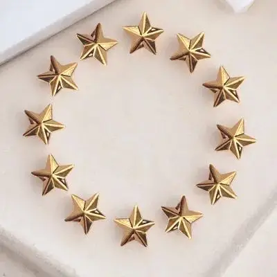 

200Pcs DIY Acrylic Star Charms Craft Decor Clothing Accessories Ornament Supplies for Unique Fashion Statement Creation