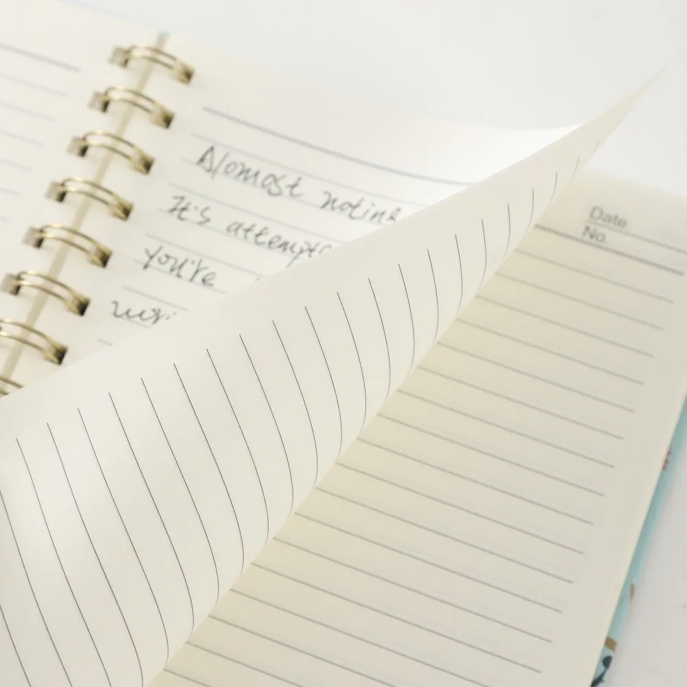 

A5 Spiral Notebook 5.7 X 8.5inch 160 Pages Hardcover Spiral Diary Cute Flowers Back Pockets Artfan Notebook Journal Students