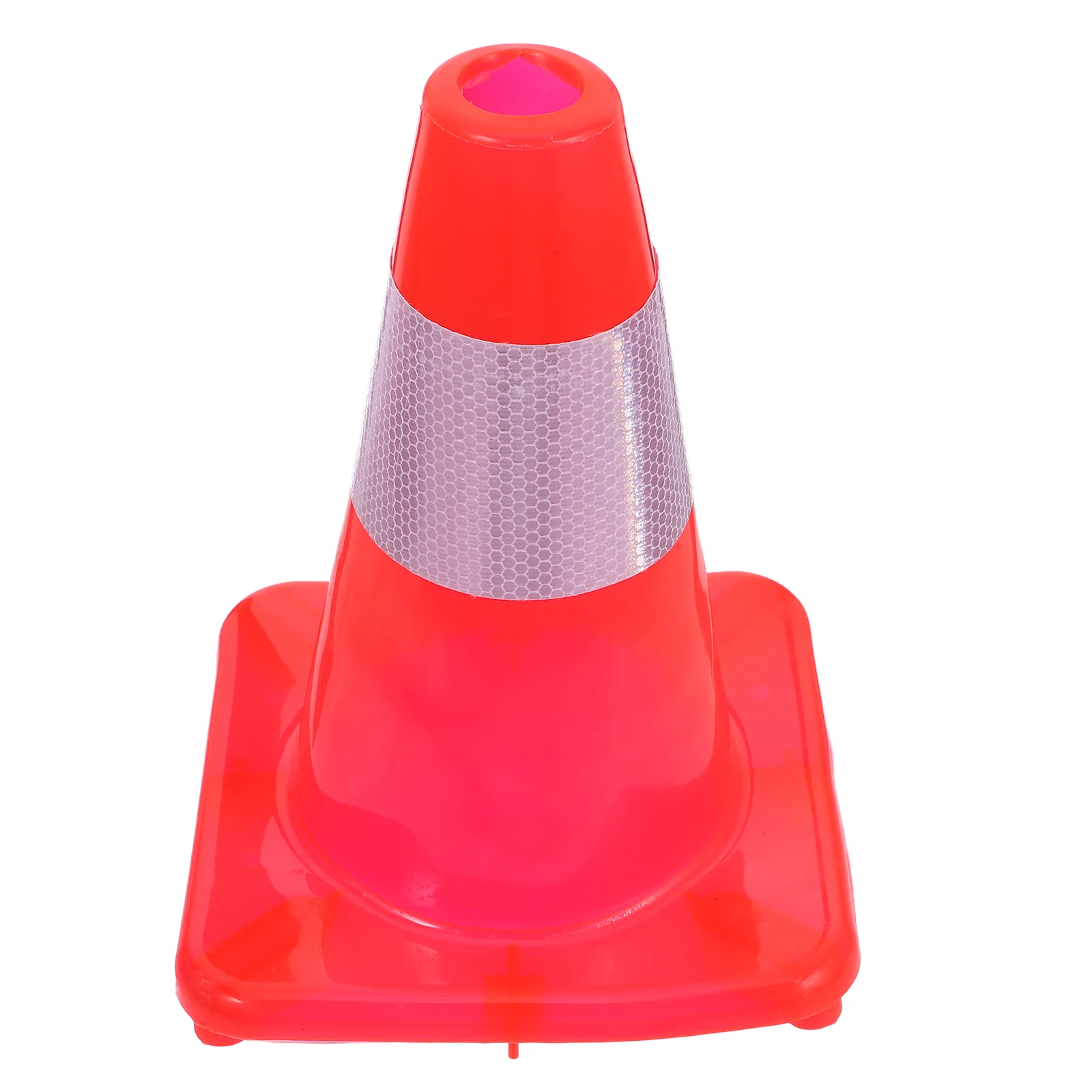 Sicurezza stradale in plastica riflettente vialetto parcheggio ausilio avviso traffico costruzione garage cono di emergenza ufficio