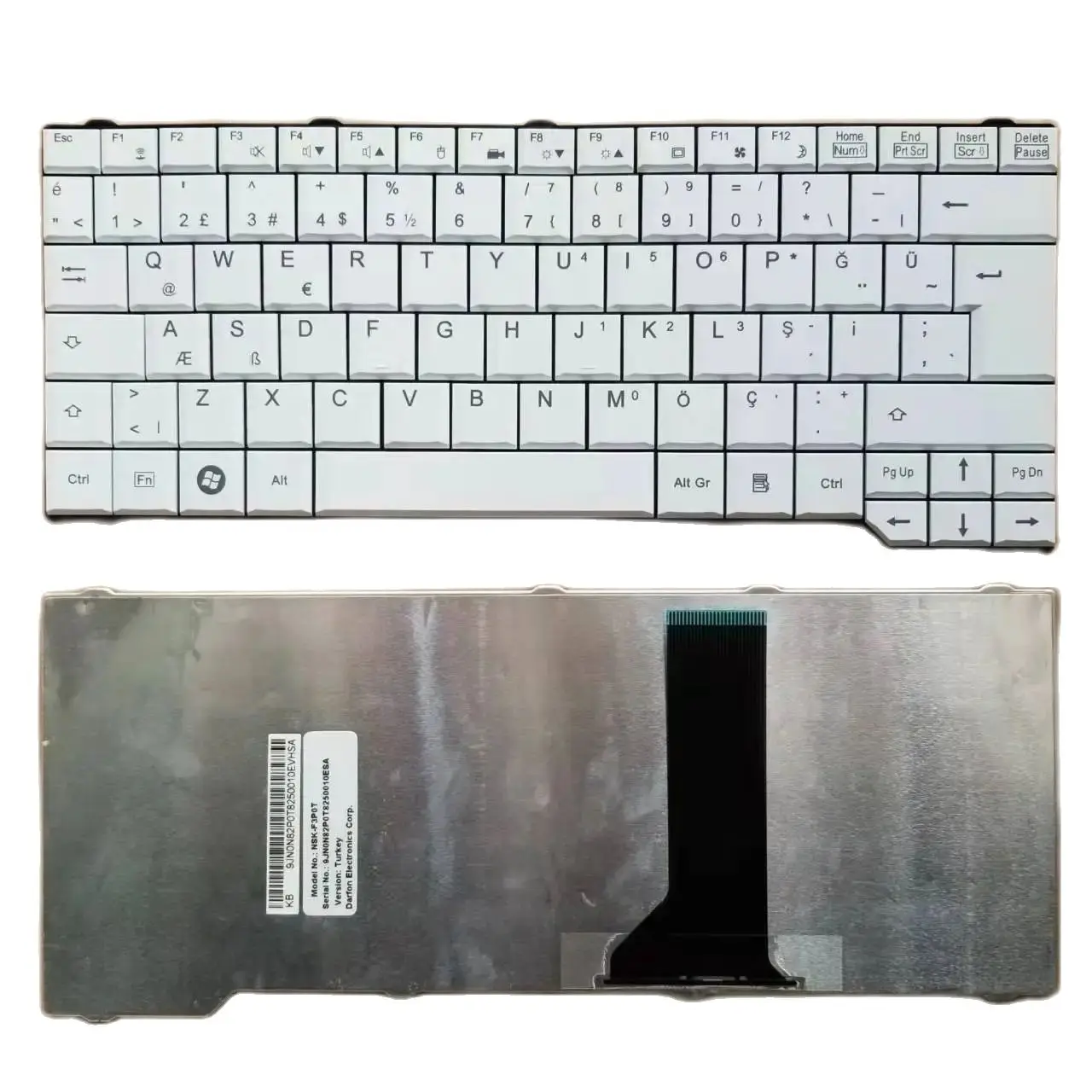 

Новая турецкая клавиатура TR для Fujitsu Siemens Esprimo V6505 V6515 V6535 V6545 X9510 белая NSK-F3P0T