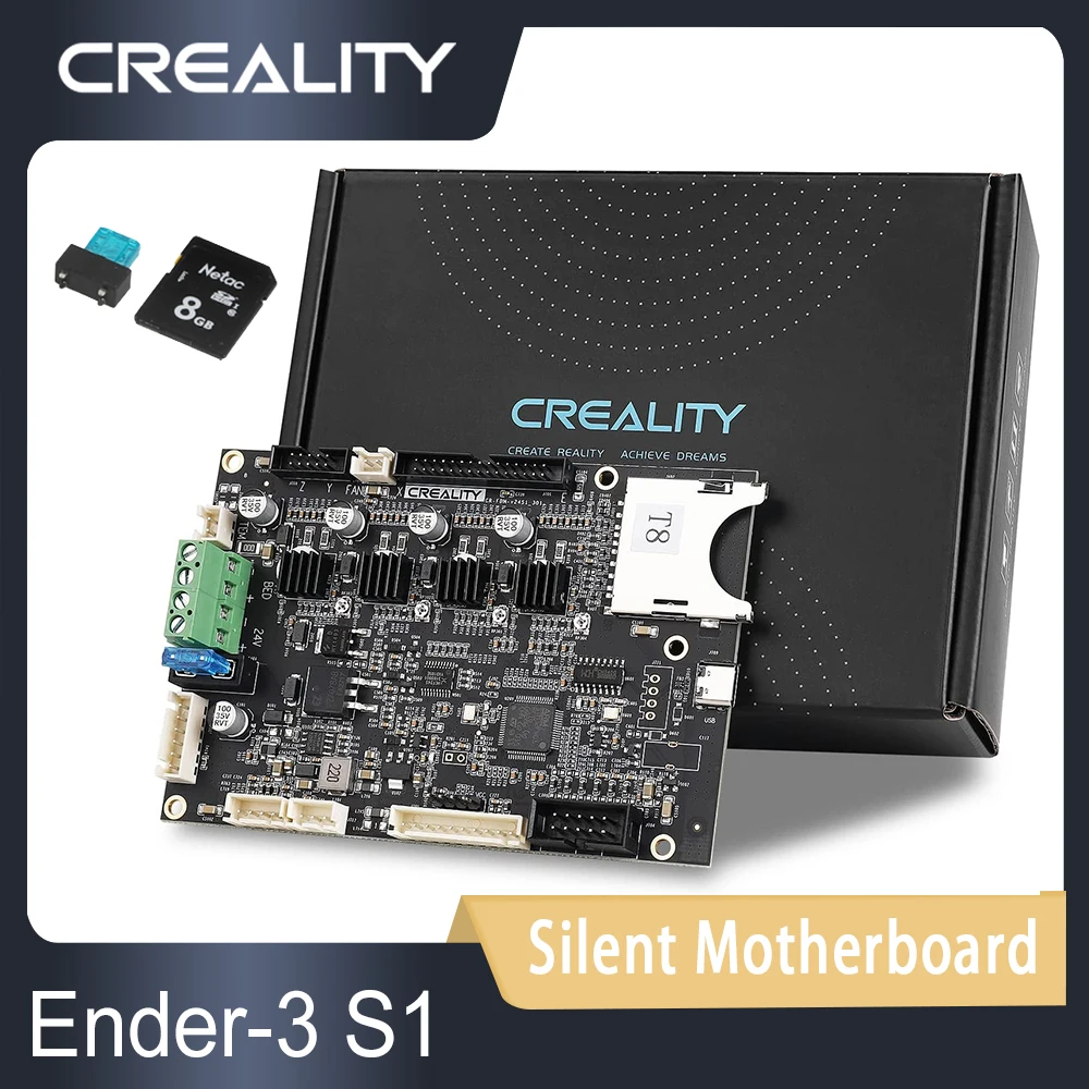 

Creality Ender-3 S1 Silent Motherboard 32 Bit Mainboard SD Card fuse Package with TMC2208 Drivers for Ender 3 S1 3D Printer Part