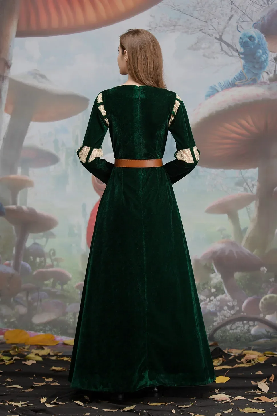 Disfraces de Halloween de princesa valiente para la película Merida, vestido de princesa Cosplay para fiesta de Carnaval