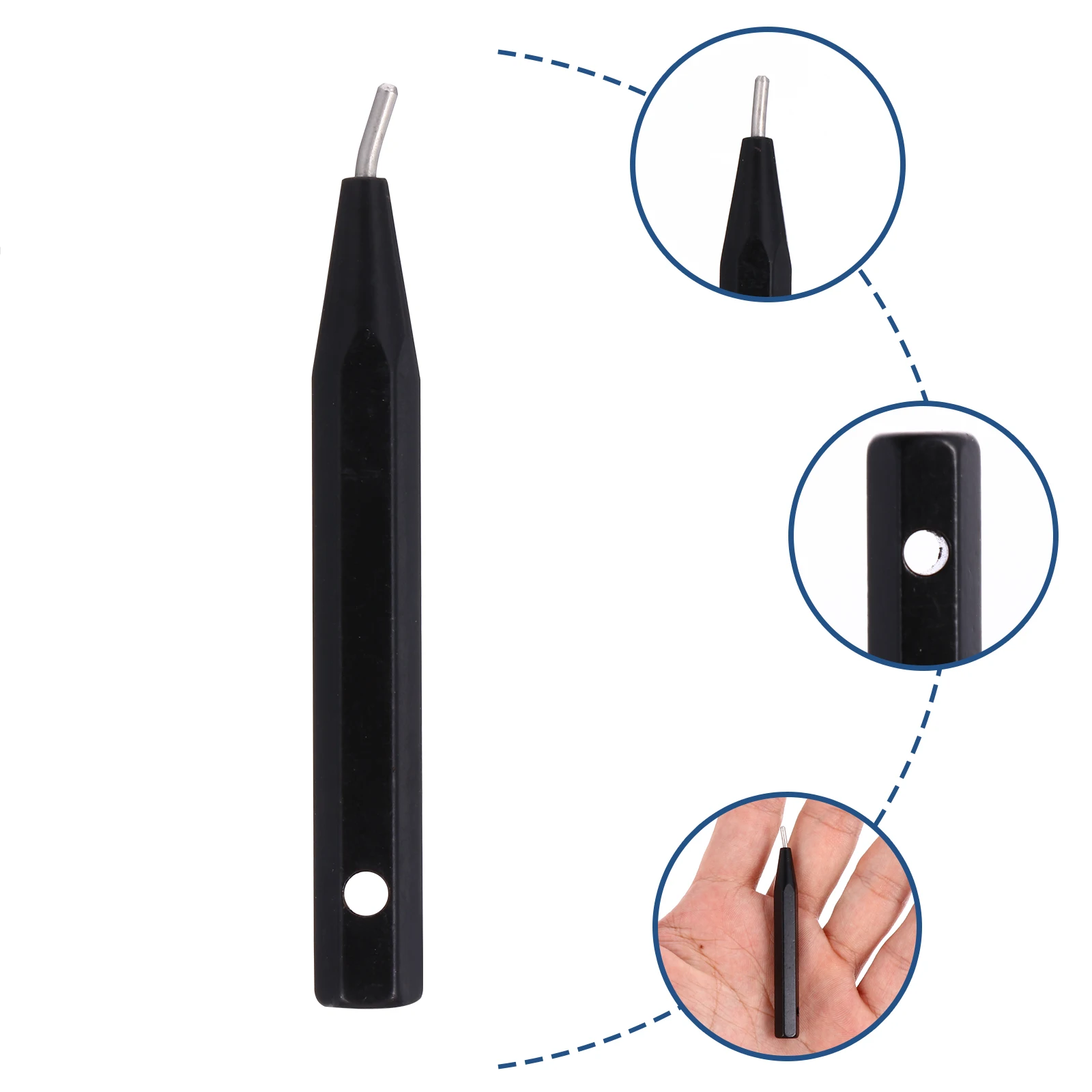 

Violin Cheek Holder Chin Rest Small Chinrest Wrench Black for Accessories