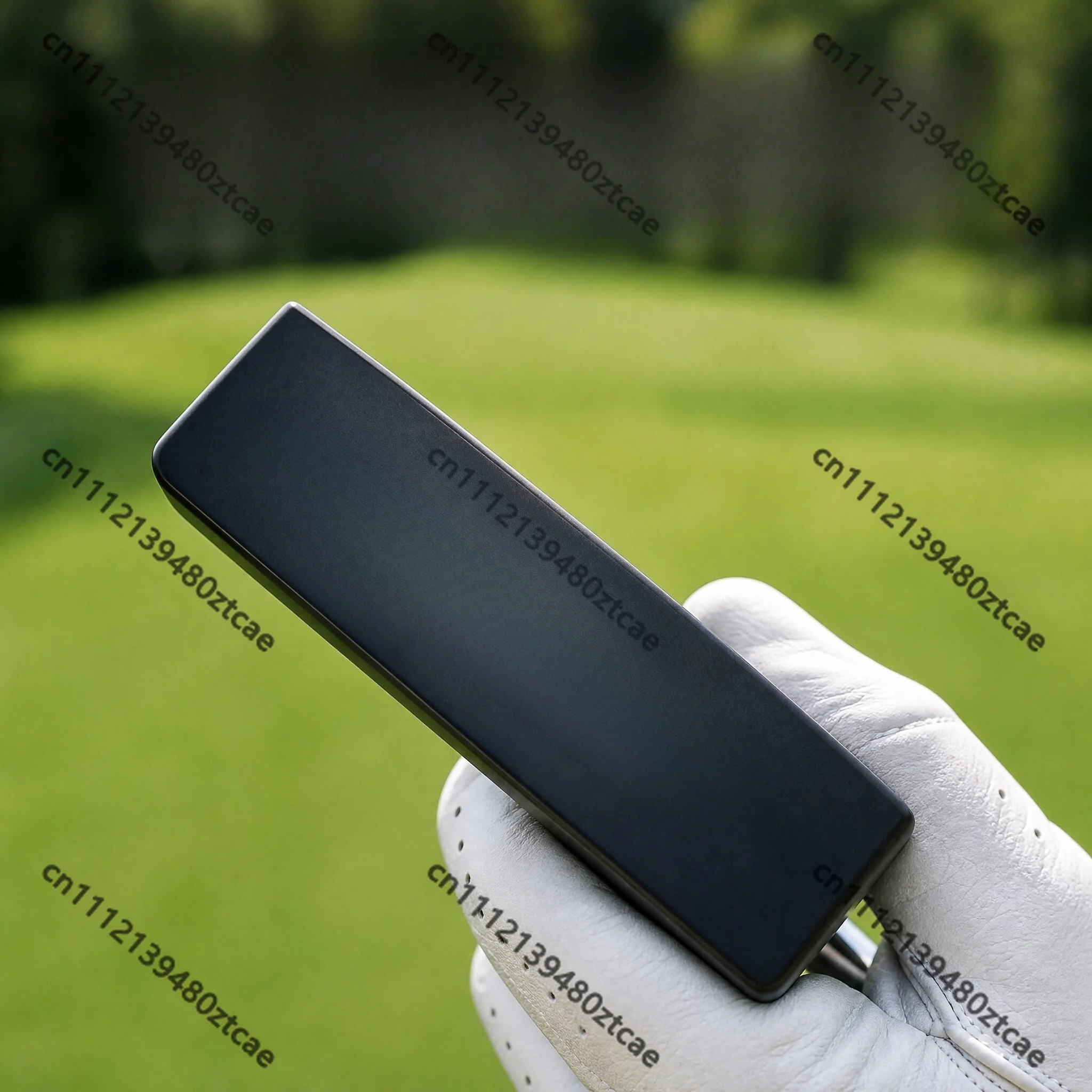 Full CNC Milled Blade Golf Putter Straight Alignment Stainless Steel Shaft Training Club