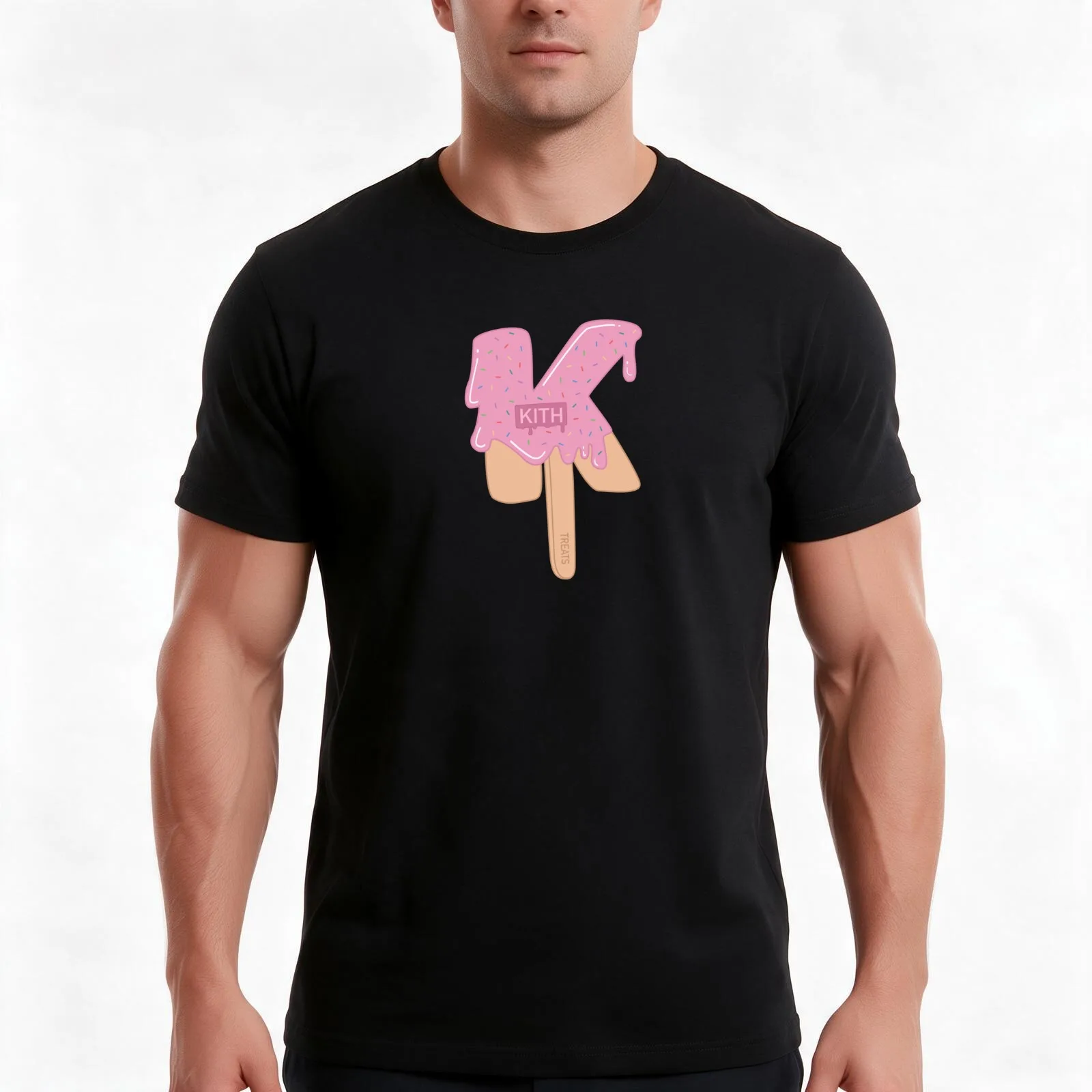 KITH Popsicle with Sprinkles T-Shirt Summer Casual Cotton Tee Unisex Men Women
