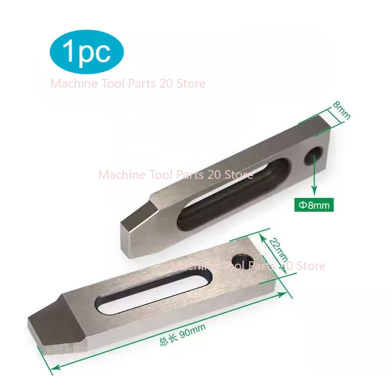 1PC Wire EDM Stainless Jig Holder for Clamp 90 X 22 X 8mm M8 Screw Machine Tool Free Shipping