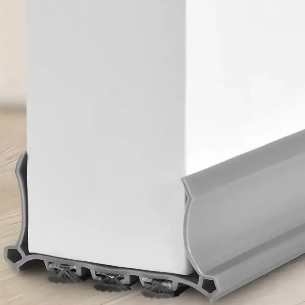 

1 шт., 1 м/39,37 дюйма, звукоизоляционная нижняя уплотнительная лента для двери, бесшумная ветрозащитная пробка для защиты от ошибок, мягкая силиконовая уплотнитель дверного зазора для кровати