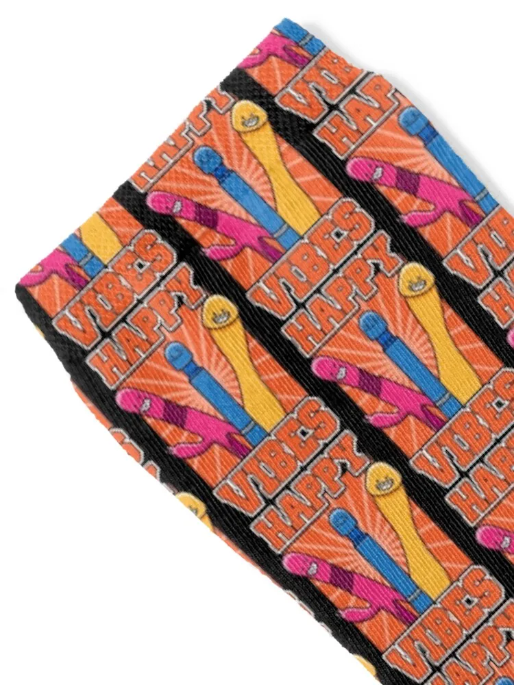 Happy Vibes Vibrator Dildo Socks professional running Rugby sports stockings happy Socks Woman Men's