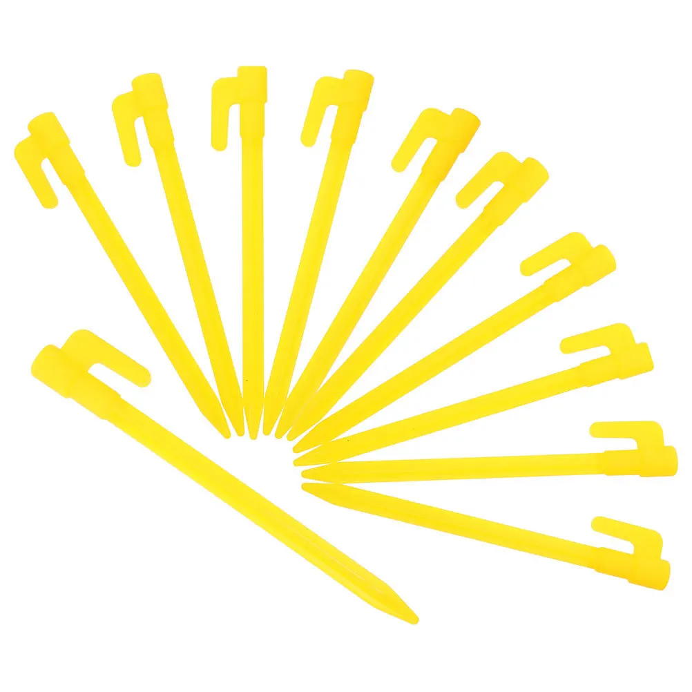 

40Pcs Durable Tent Stakes Heavy Duty Plastic Anchoring Pegs for Camping Outdoor Garden Lawn Tarp Tent Stakes Plastic