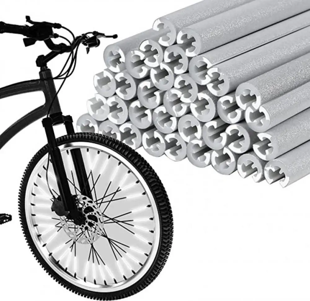 

36-96pcs Bicycle Spoke Reflector Bicycle Spoke Reflector is made of reflective material for mountain and road bikes (1.9-2.4mm)