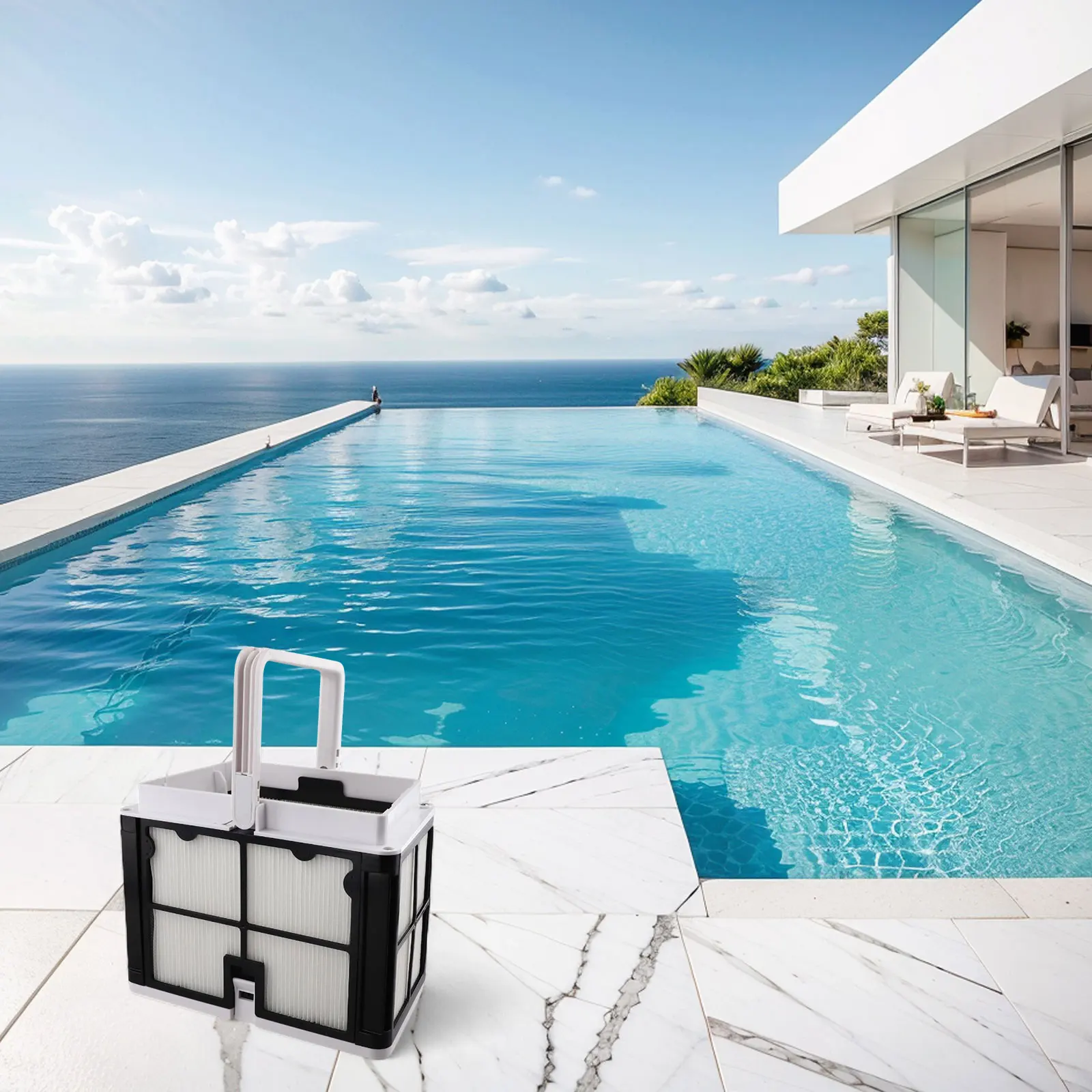 

Sturdy UltraFine Filter Basket for Dolphin Pool Cleaners Made from Robust ABS for Long lasting Durability and Performance