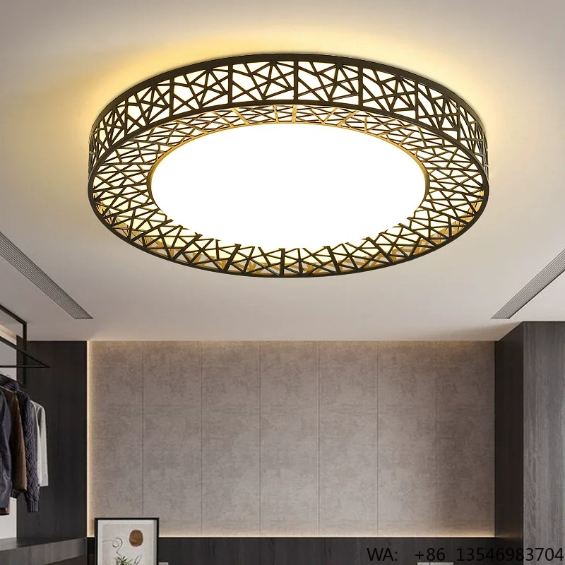 Luxury LED Ceiling Lamp Modern Bird Nest Fixture Recessed Lighting Acrylic Round Ceiling Lamp for Living Room Bedroom Corridor
