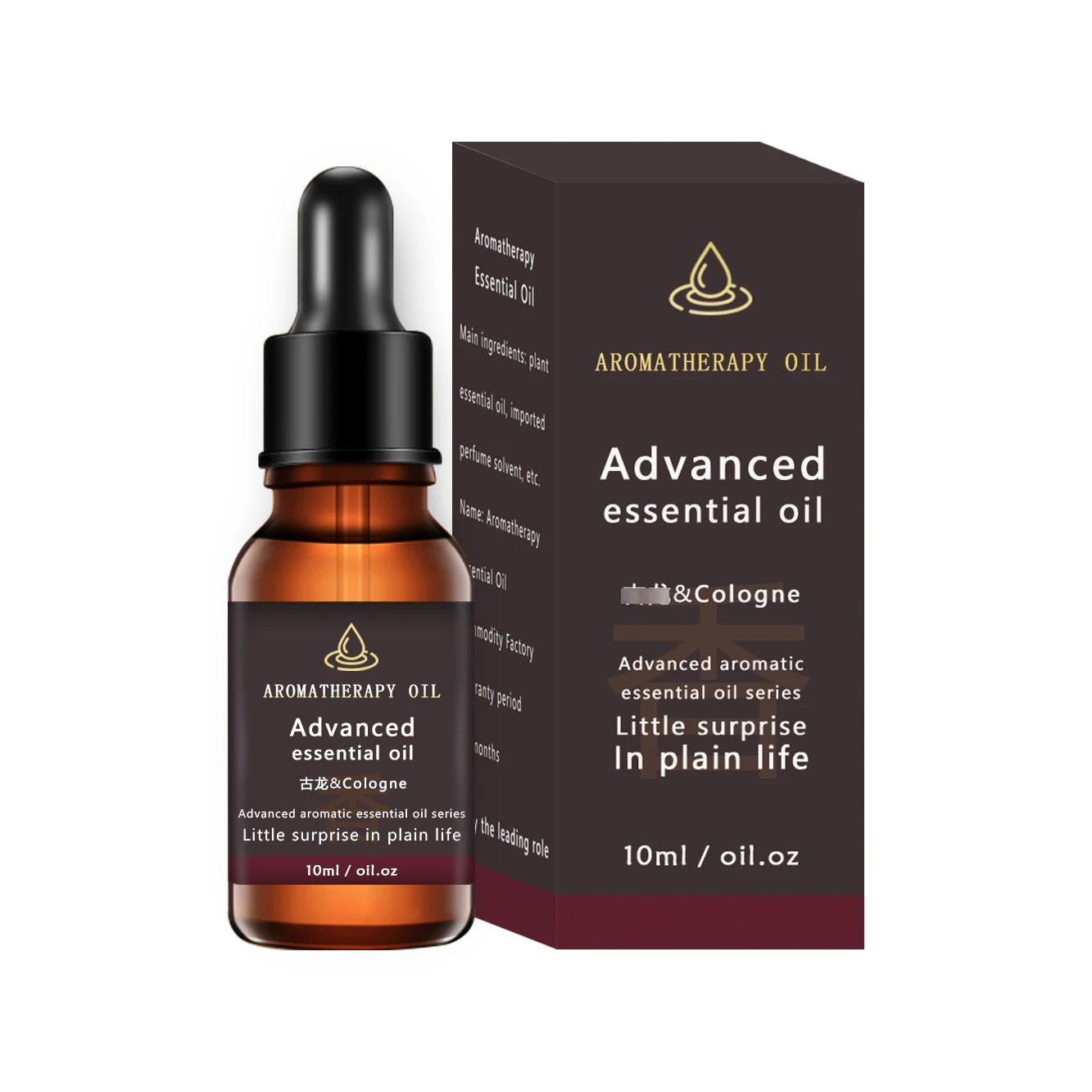 10ml Aromatherapy Essential Oil Long-lasting Air Humidifier Rose Lavender Vanilla Jasmine Aroma Oil for Car Fragrance Humidifier