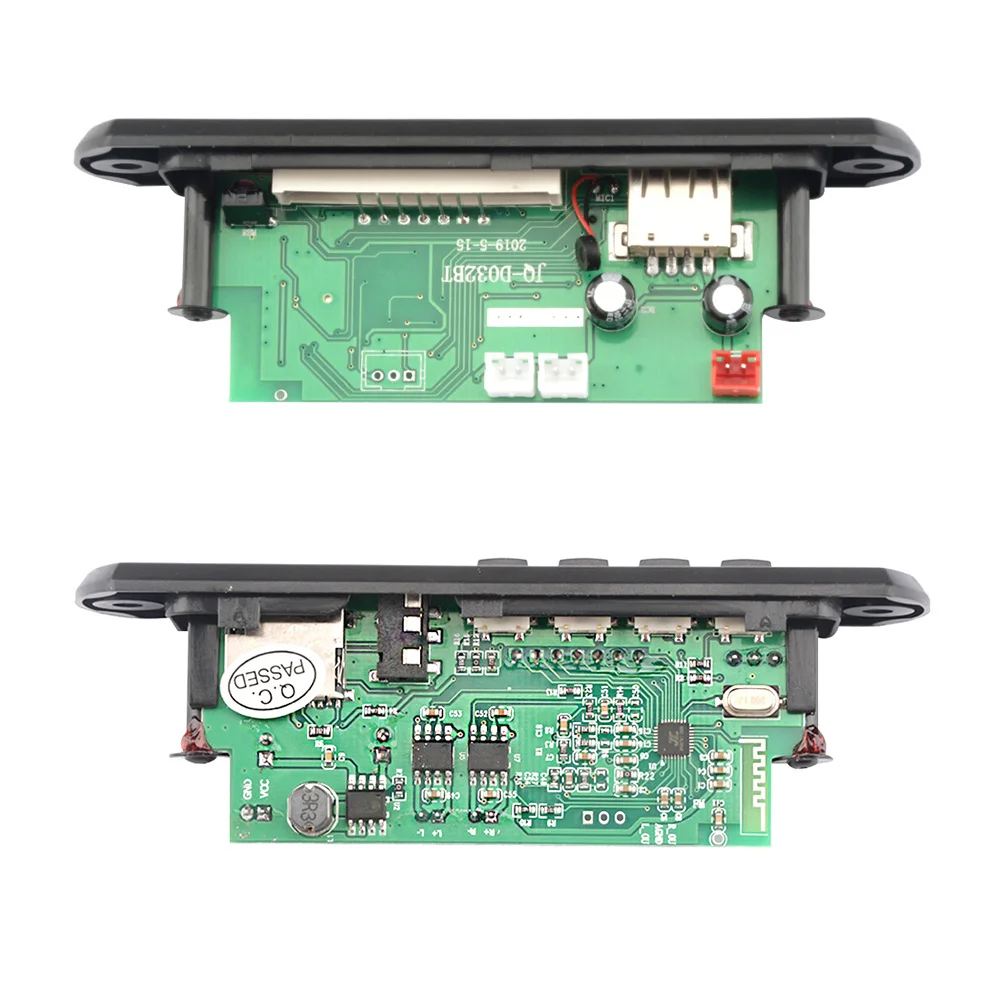 DC 5V 2X3W 6W Amplifier Decoder Board Bluetooth V5.0 Car MP3 Player USB Recording Module FM AUX Radio for Speaker