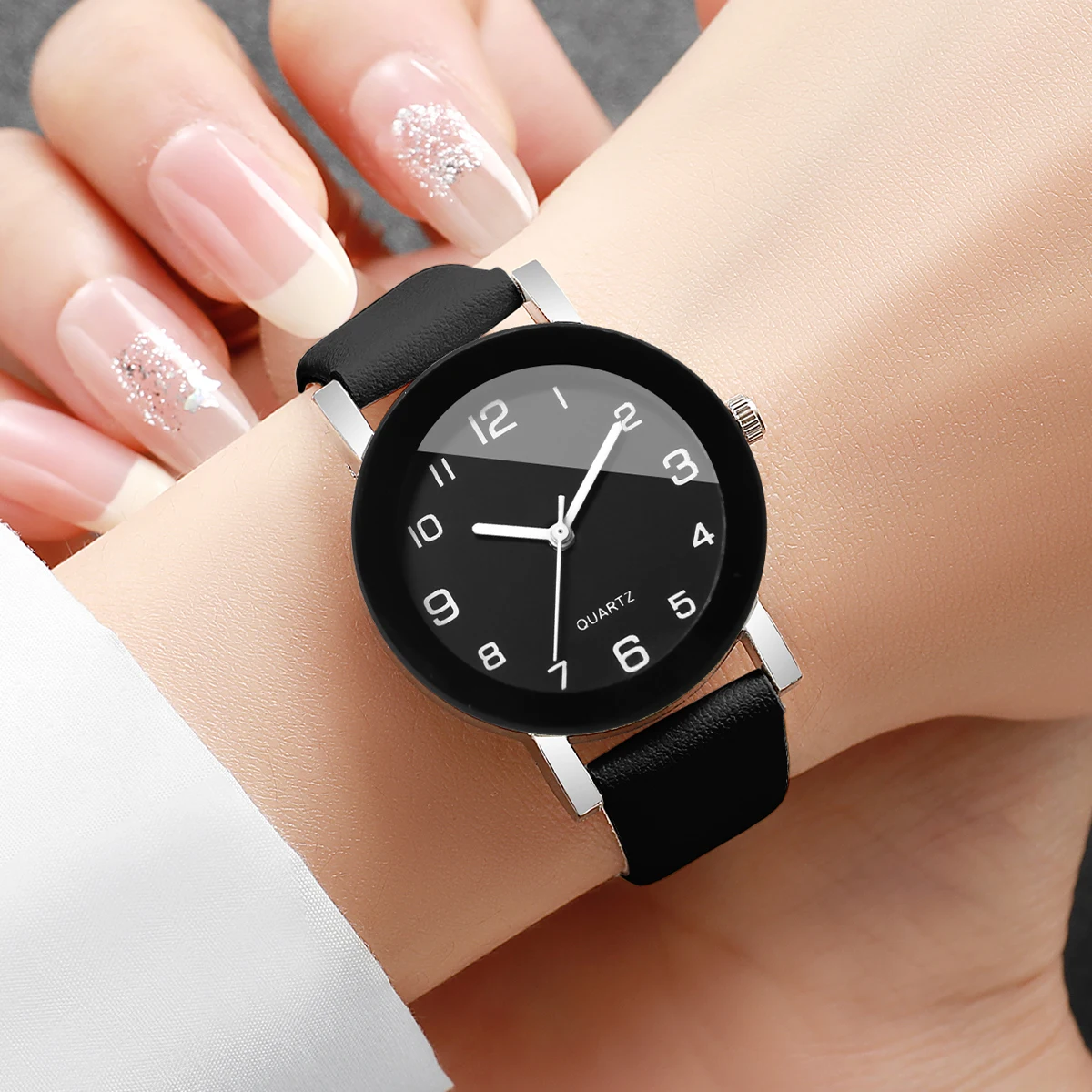 1/2 шт. модные часы для пар, н – обзор и цена Leather Watch Band Men