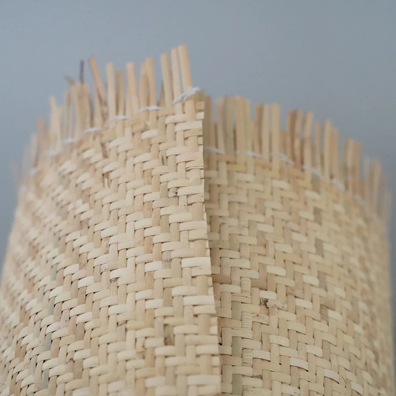Handwoven indonésio Natural Real Rattan, DIY Reparação de Tecelagem, Móveis, Cadeiras, Mesas, Rolo Inteiro, 35-80cm de Largura, 15 m, Rolo Inteiro