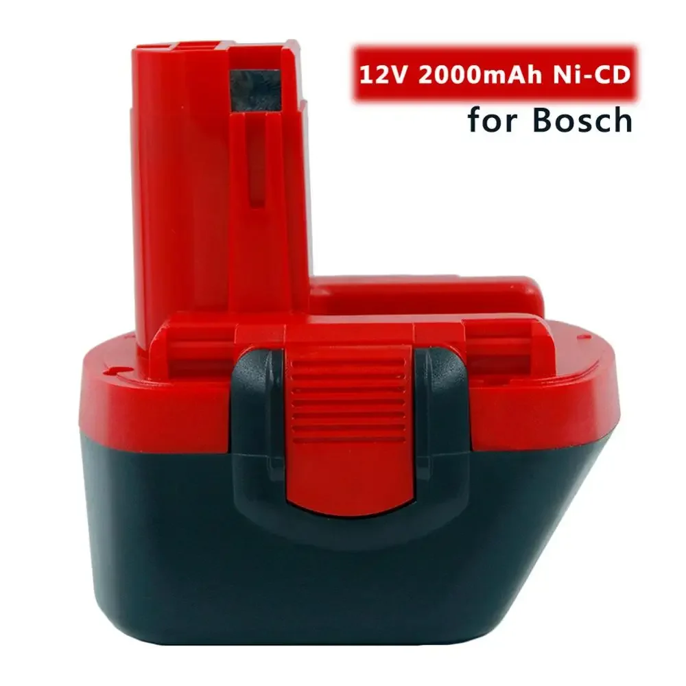 12V 2000mAh Ni-CD 2.0 Ah Rechargeable Cordless Tools Battery for Bosch BAT043 BTA120 26073 35430 3360 3455 BAT139 PSB 12 VE-2