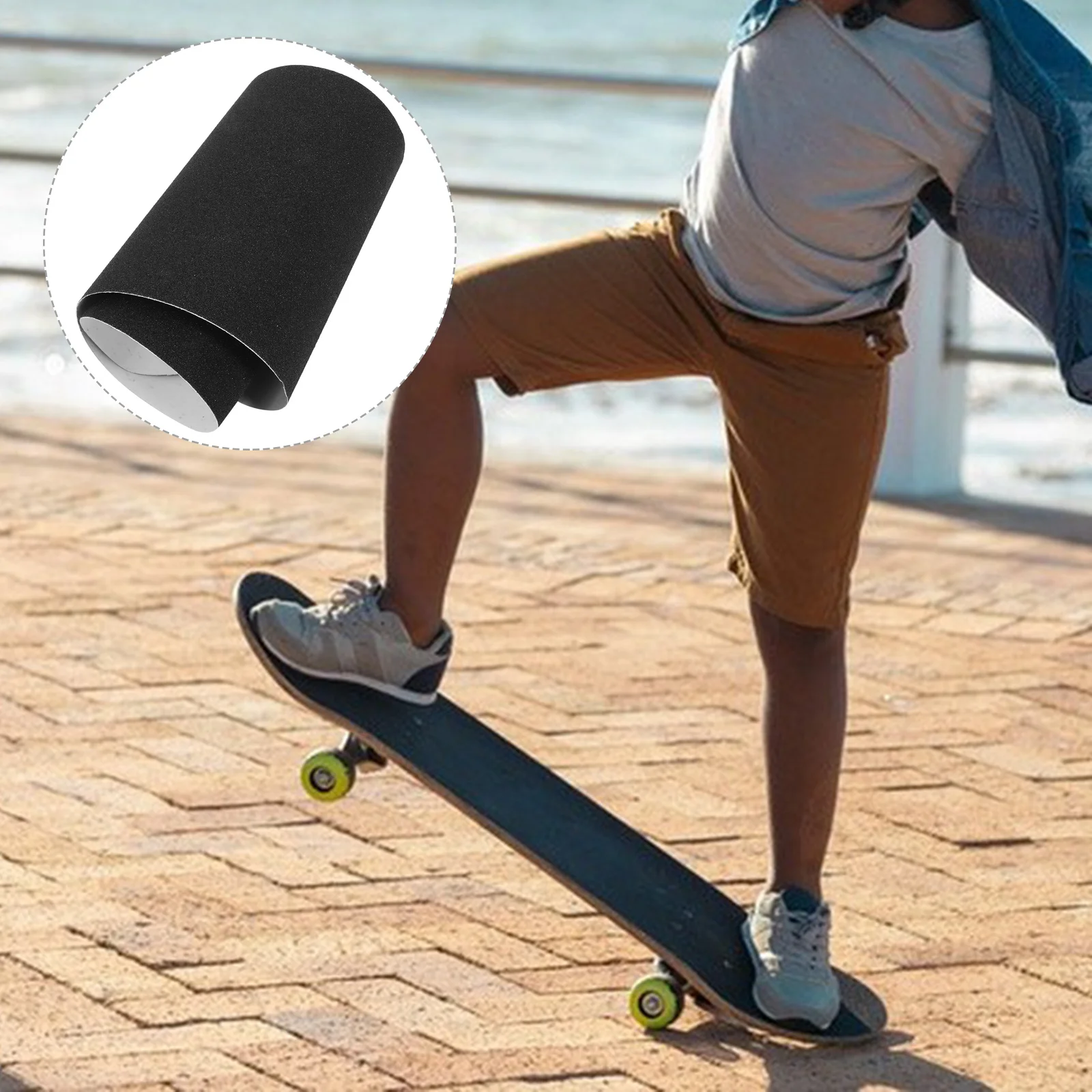 

Anti-Skid Skateboard Tape Cuttable Self-Adhesive Sheet Multi-Function Wear-Resistant Unique Creative Design Cost-Effective