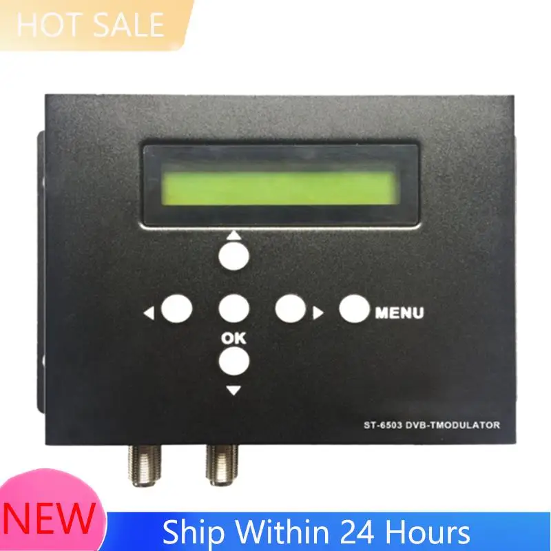 ~ 【EN magazzino】 Per Satlink ST-6503 Modulatore DVB-T ISDB-T Convertitore AV a RF Modulatore digitale Trasmissione del segnale Modello ST6503