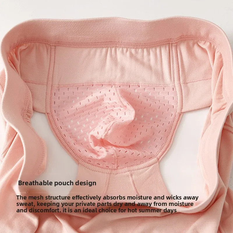 Männer Bambus Faser Männer Sexy Hosen Dreieck Atmungsaktive Mesh U Konvexen Tasche Jugend Jungen Höschen Slips Sommer Atmungsaktive Höschen