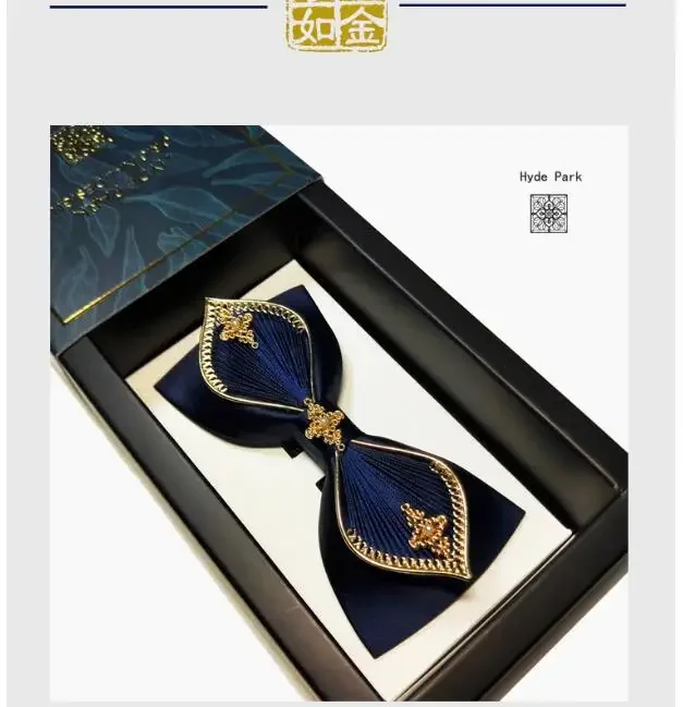 

Men's luxury Chinese Style Metal Collar Flower, Wedding Tie, Business Tie, Men's Gift Accessories