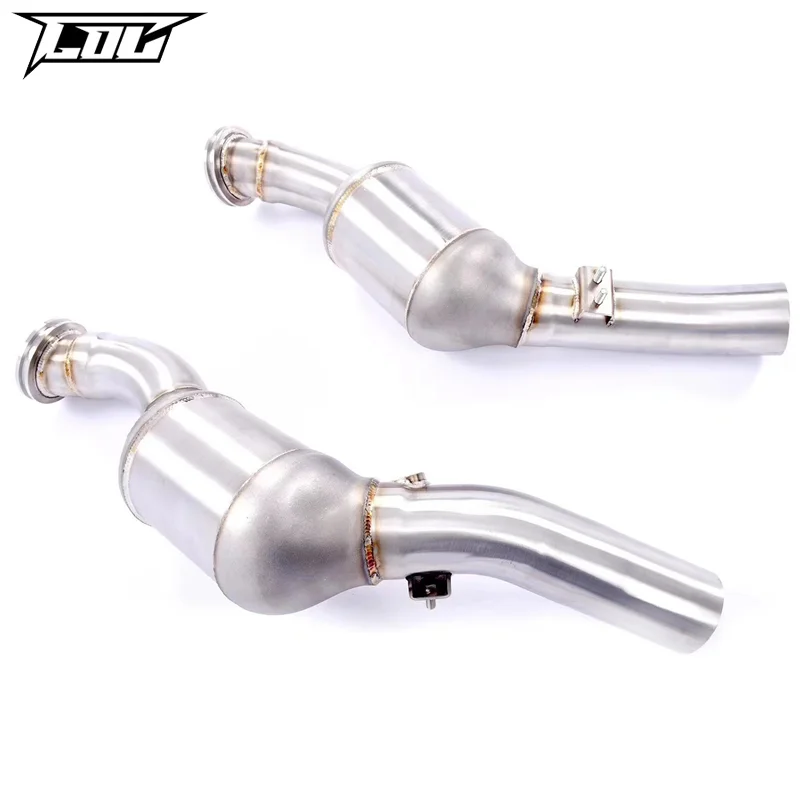 Head Section High flow Pipes Exhaust Pipes branch downpipe Exhaust Pipe with catalyst for Maserati Quattroporte 3.0T