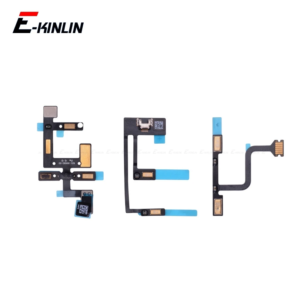 Speaker Microphone Flex Cable For iPad Pro 9.7 10.5 11 12.9 Inch Mic Inner Chip Replacement Parts