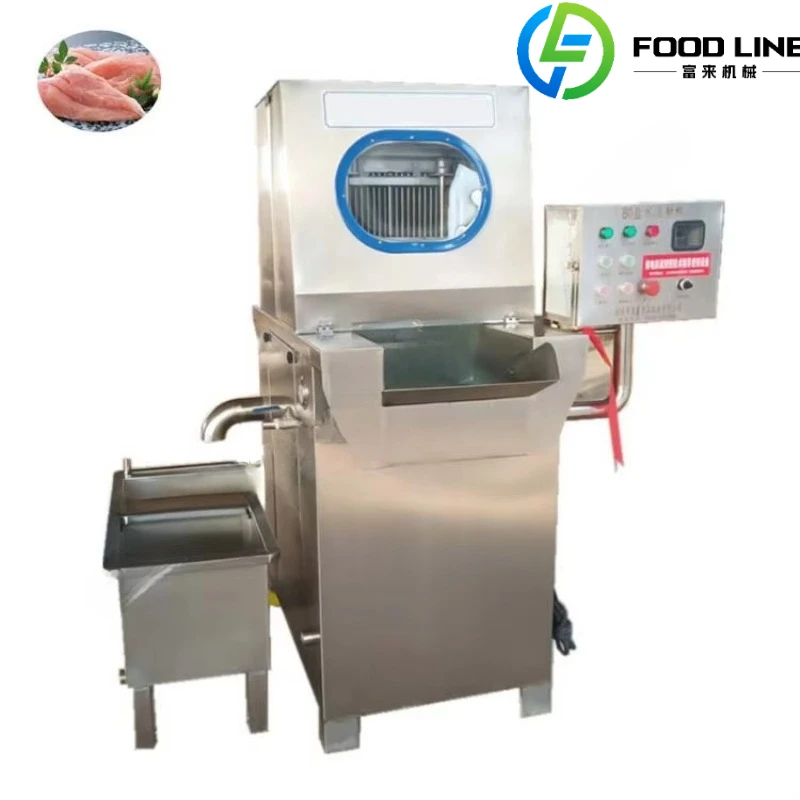 Customized Easy Cleaning Brine Injector Machine Detachable Needle Plate Tank Design Hygienic For Daily Meat Processing Use