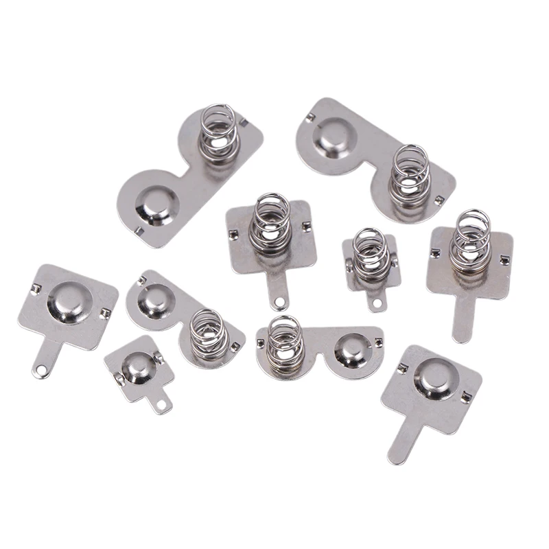 20ชิ้นอุปกรณ์ mainan REMOTE CONTROL DIY แผ่นสปริงแผ่น Aa/AAA แผ่นสัมผัสแบตเตอรี่แผ่นบวกและลบ