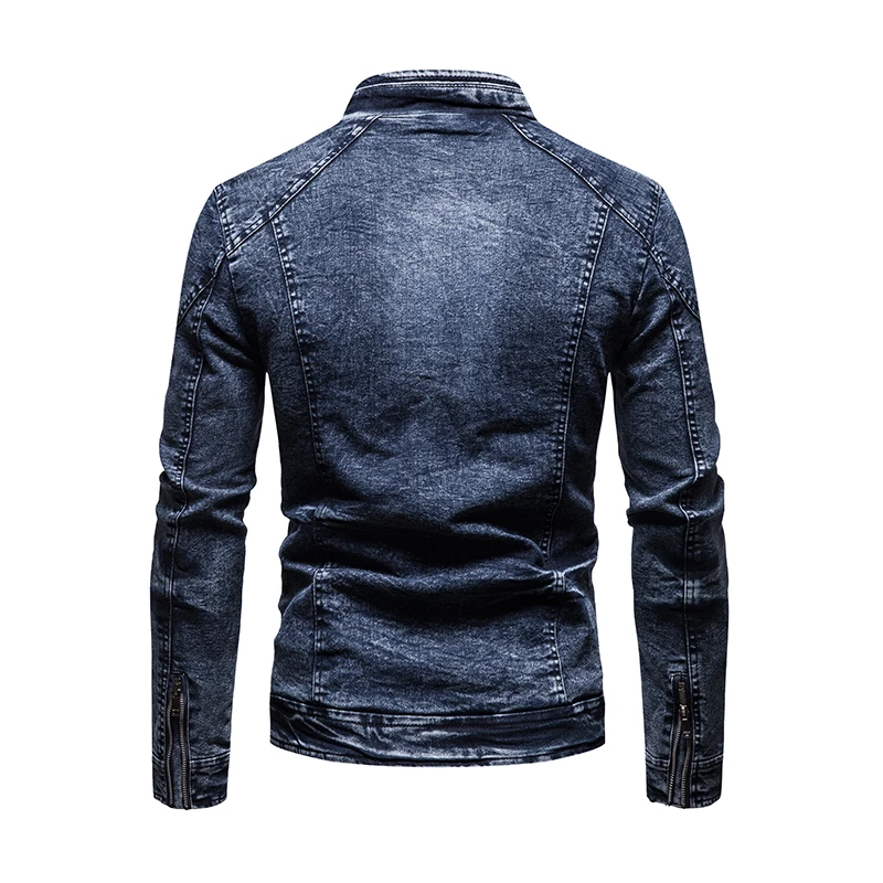 Vintage Jeans jacke Herren Herbst mode alle Match Trend männlichen Cowboy Mantel Retro y2k die High Street lässig schlanke Top Streetwear