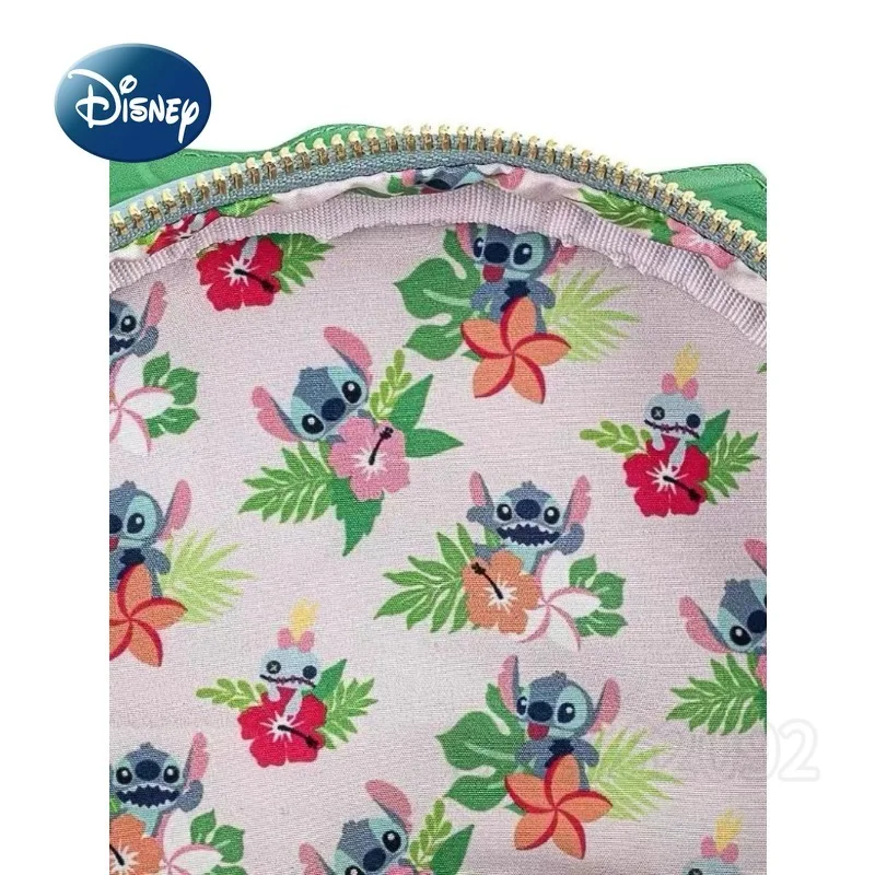 Новый мини-рюкзак Disney Stitch, элитный бренд, оригинальный женский рюкзак Loungefly, комплект из 2 предметов, рюкзак-кошелек, модный мультяшный рюкзак