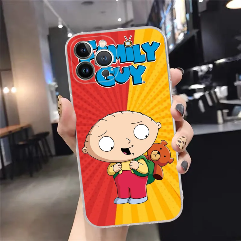 Cartoon G-Guy F-Family Phone Case Silicone Soft for iphone 16 15 14 13 12 11 Pro Mini XS MAX Plus X Cover