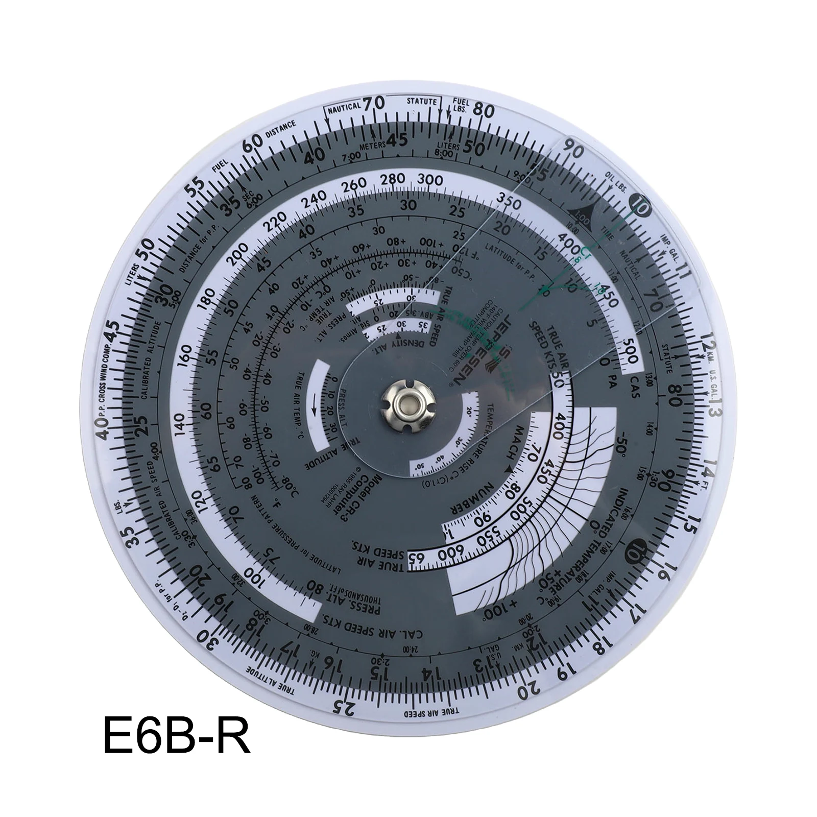 E6B-R E6B-R2 Flight Computer Aviation Circular Plotter Slide Rule For Aviation Flight Training Pilot Training Measuring Tools