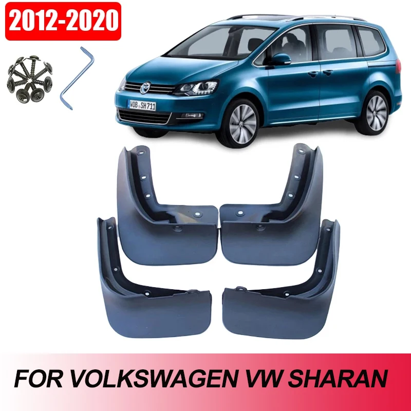 Mud flaps for Volkswagen VW Sharan mudguards Fenders Mud Flap Splash guards Car Fender accessories auto stylint Front Rear 4PCS