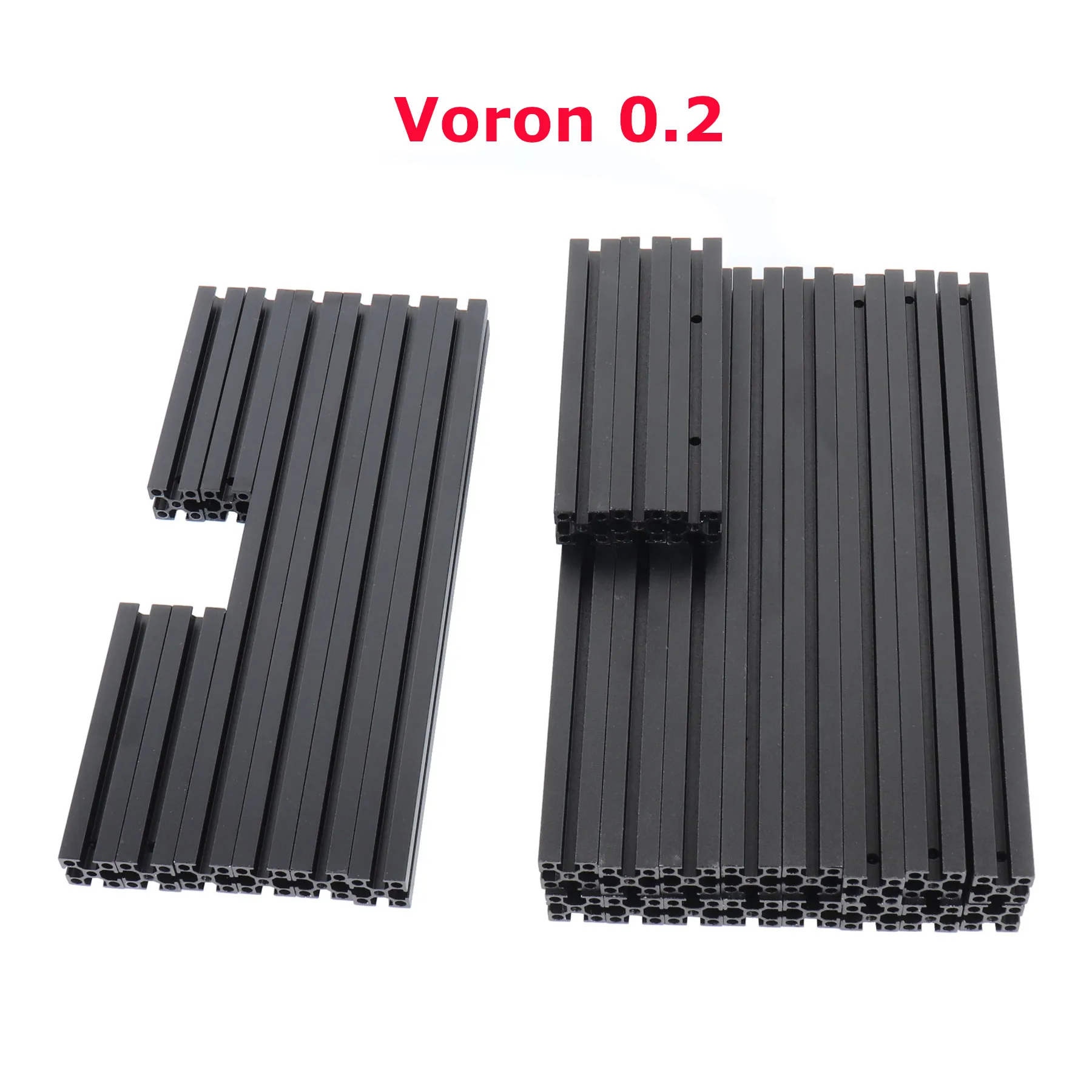 

Voron 0.2 V0.2 Frame Extrusion WithTophat 80MM/100MM Frame Kit 1515 Aluminum Alloy Profile CNC Anodic Oxidation Voron0.2