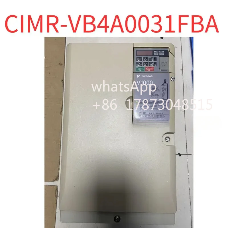 

Second-hand CIMR-VB4A0031FBA frequency converter 15KW/11KW 380V Test OK