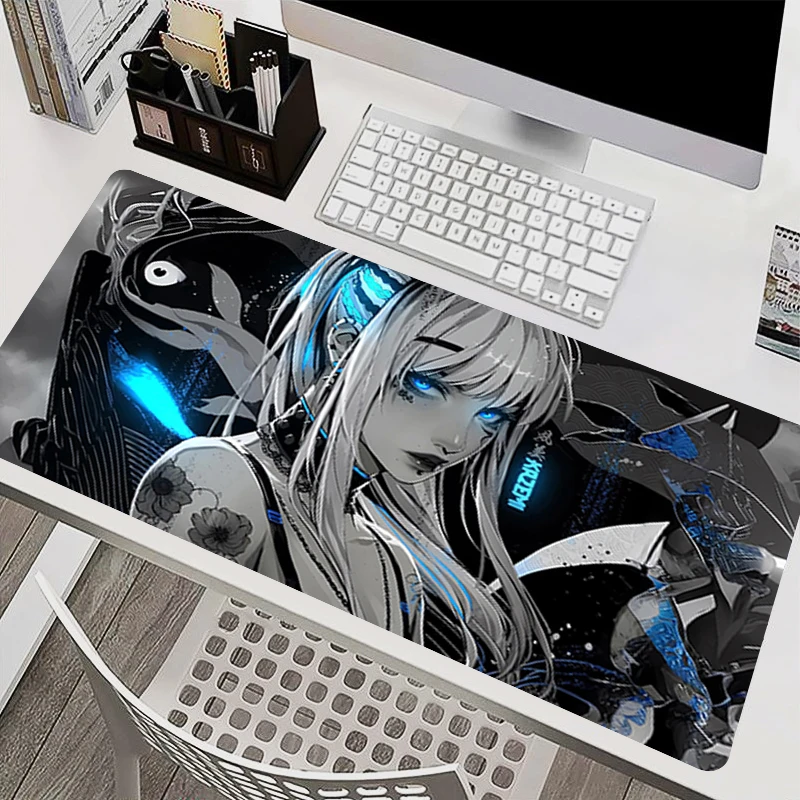 Mouse Pad Large desk mat Gamer Home Computer HD Mousepad Cool Anime Keyboard Pad Rubber Gaming Desktop Decor E-sports Mouse Pad